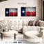 Drapeau de Borges au Texas sur bois-108094495