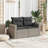  Garden Sofa Grey