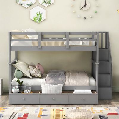 Bunk Bed With Drawer, Storage Stairs