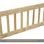 Lit simple en bois en forme de maison avec clôture, garde-corps, naturel-905355589-905355586