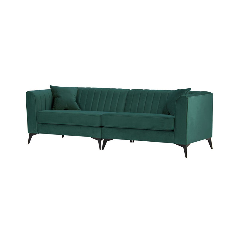 Ahmaud 4 Seater Sofa, Green