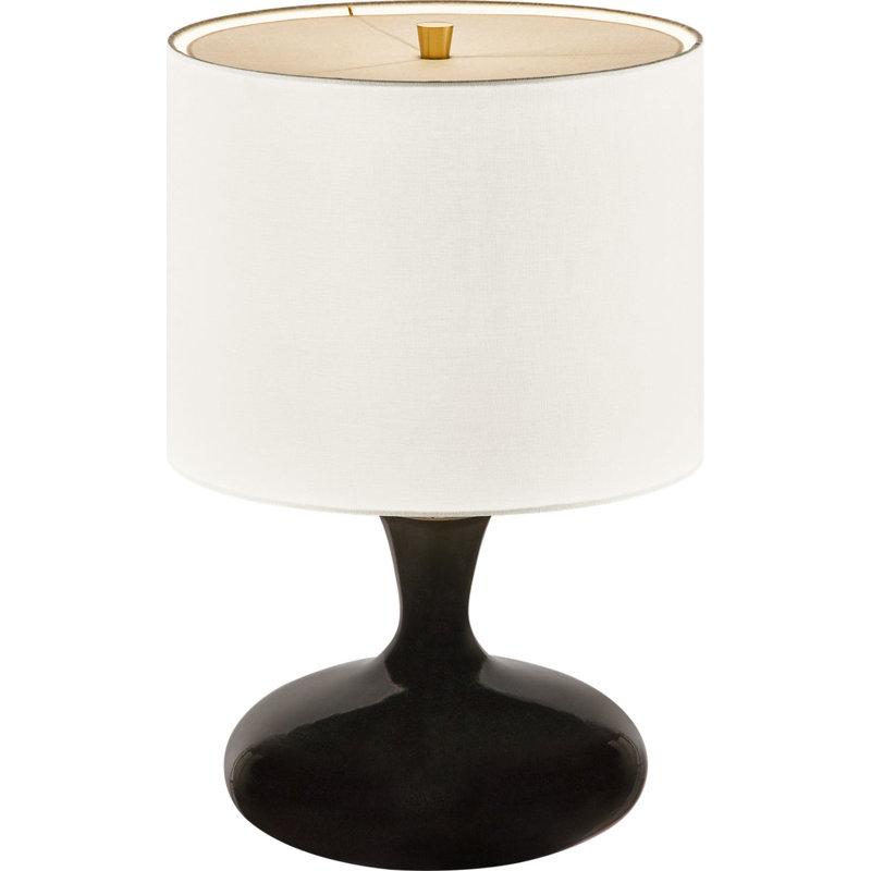 Amber 21 Table Lamp, Black Ceramic