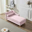 Chaise longue moderne avec revêtement en velours-129598851