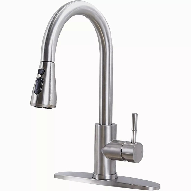Senlesen Pull Out Kitchen Faucet, Brushed Nickel