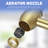 Brushed Gold Brass Wall Mounted Pot Filler Faucet, Kitchen Folding Faucet With Stretchable Double Joint Swing Arms, Two Ceramic Valves, 1Pc Spare Valve Mount Commercial Material, One Hole Inlet, Cold-2022181458