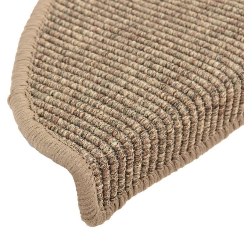 Mccormack Non-Slip Stair Tread, Beige, Semi-Circle 21cm x 65cm