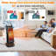 1500w Ptc Space Heater For Indoor Use With Thermostat, 60° Up/down Adjustment