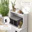 Armoire moderne - blanc avec tiroir et tablette réglable pour le salon à la maison avec trou de câble
