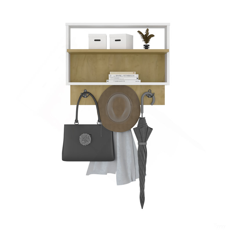 Console Aranjuez avec tablette ouverte, conception mince, solution de rangement moderne pour le vestibule ou le salon