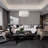 Tubes Drum Shade Chandelier-1019289771