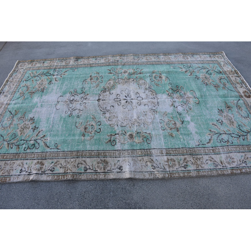Tapis vintage en laine Vintage, 63,4 x 102 po