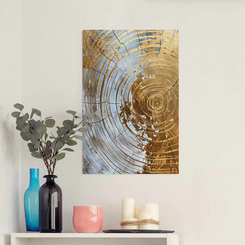Série ABSTRACT CXL - Impression sur toile seulement - NON CADRE, H 27 po x l 18 po