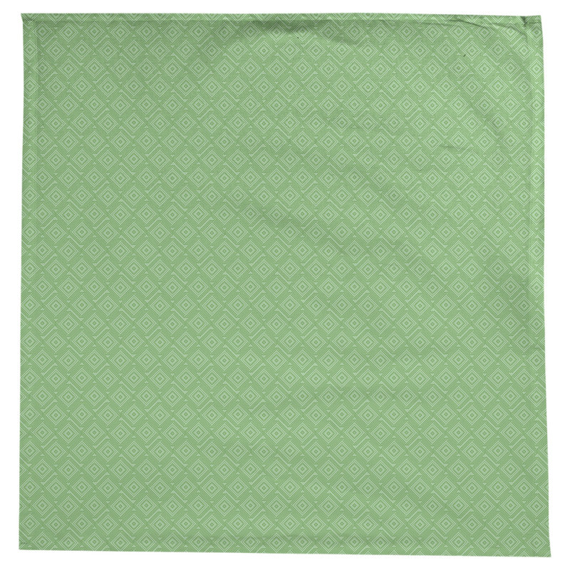 Nappe à labyrinthe carrée Leffel, Vert
