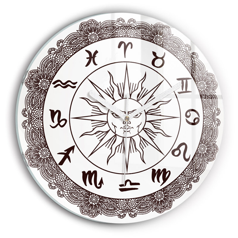 Glass Wall Clock