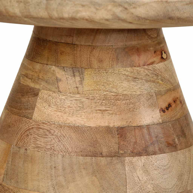 Solid Wood End Table, Brown