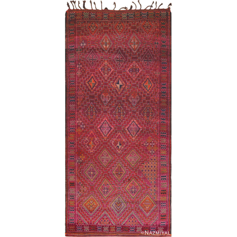 Tapis marocain rétro vintage