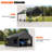 12 pi. L 20 pi. D Carport Garage robuste -98773821