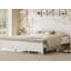 Structure de lit plateforme très grand avec tête de lit à vagues rétro, support de lattes en bois, aucun sommier requis, assemblage facile, structure robuste, mobilier de chambre à coucher avec design rétro classique