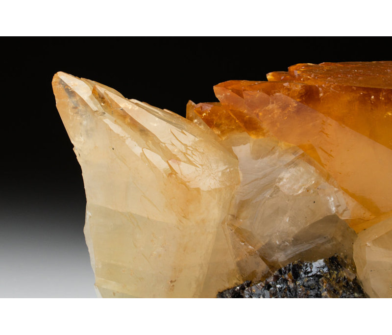 Twinned Golden Calcite Crystal From Elmwood Mine, Tennessee (3.5 Lbs)