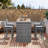 5-Pieces Outdoor Patio Wicker Bar Set
