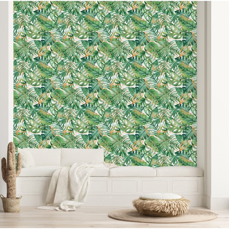 Bayou Breeze Arlow Peel & Stick Floral Panel | Wayfair