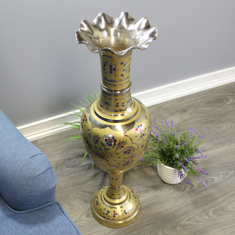 Vase de plancher en métal 30 po Chadron