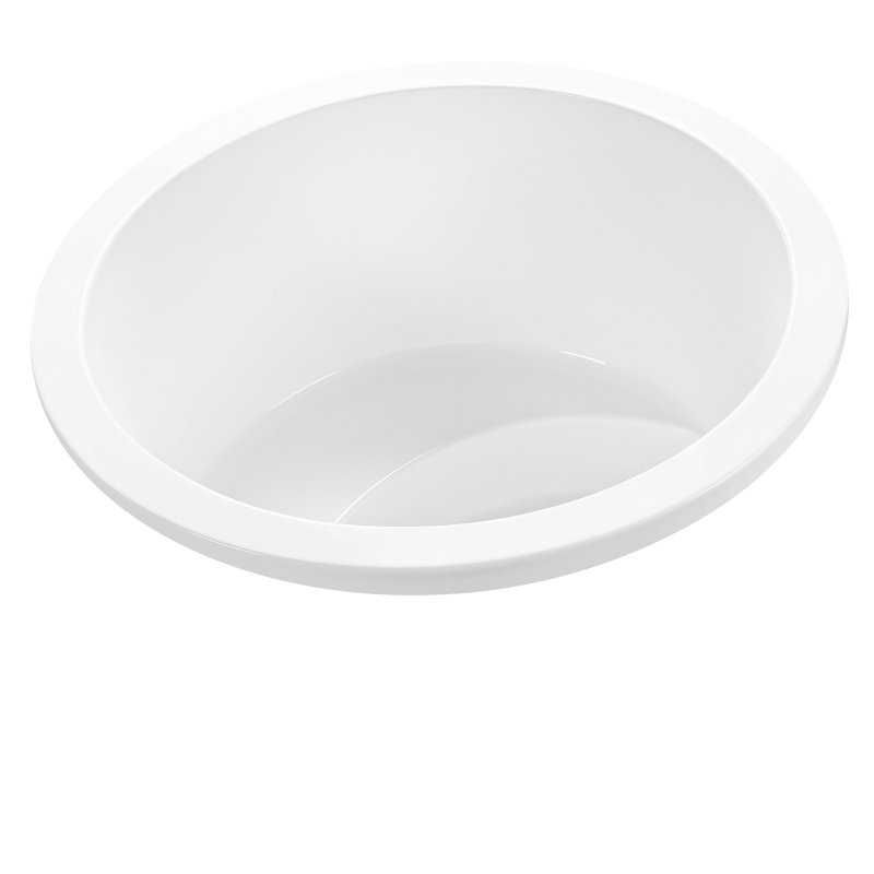 Jasmine 2 52" Whirlpool Bathtub, White, Undermount