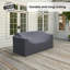 Housse pour causeuse d'extérieur Shay