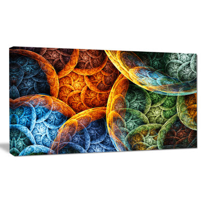 « vibrant color clouds », impression sur toile tendue