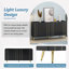 Luxurious Shoe Cabinet With 5 Metal Legs, Modern Tv Stand With 4 Adjustable Shelves, Entryway Cabinet-974863846