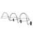 Wall Mount Hat Hold Headwear Organizer Wig Display Metal Wire Flexible Configuration