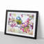Blue Tit Bird in Spring in Abstract - Picture Frame Painting Print-55679527-55679524