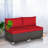 Klakki 2 - Person Patio Conversation Set with Cushions-718031792