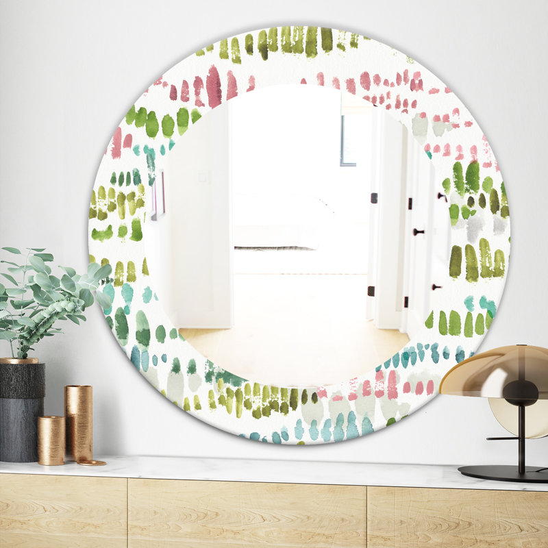 Miroir mural Mixed Geometric II, H 23,6 po x l 23,6 po