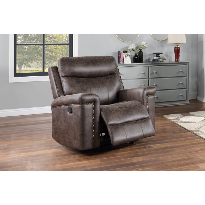 Fauteuil inclinable standard oscillant de 38,63 po Annakiya, Manuel
