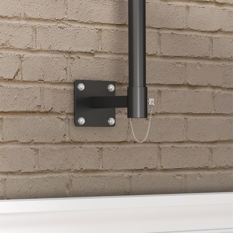 Brigston 292cm Tilt Wall Mount Parasol, Grey