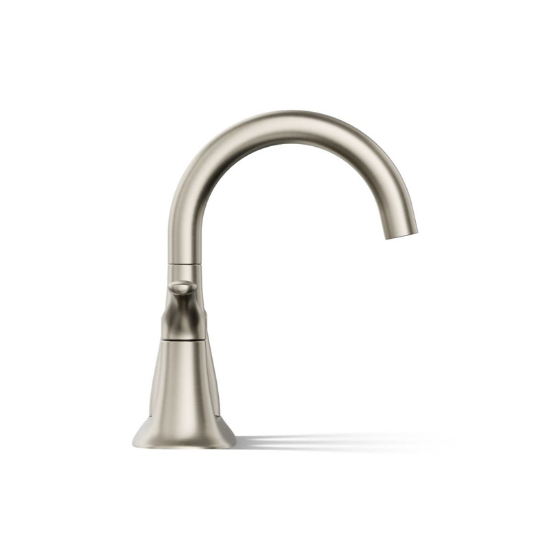 Simplice Centerset Bathroom Sink Faucet, 1.0 Gpm, Vibrant Brushed Nickel, 1 GPM