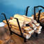 Porte-bûches de bois de chauffage intérieur / extérieur Abhijith
