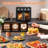 26QT Large Capacity French Double-Door Air Fryer Convection Toaster Oven, 1700W, 7 Preset Menus, 7-In-1 Multi-Function For Bake, Roast, Grill, Toast, Dehydrate & Defrost-121591739