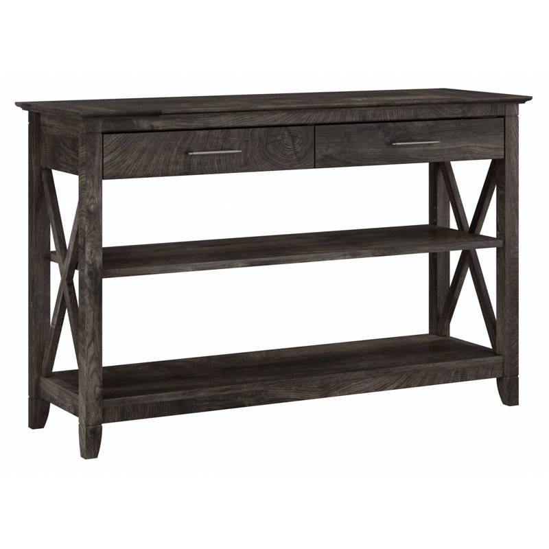 Console Huckins, Hickory gris foncé