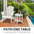 Jeyren 18" W High-Density Polyethylene Round Side Table with Slatted Top-365351245