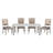 Glamourous Rectangular Dining Table 1Pc Draw Leaf Mirror Trim Apron Dining Room Furniture
