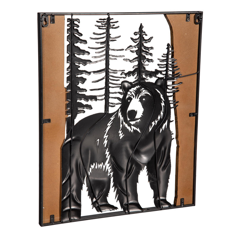 Storybook Bear Lasercut Metal & Wood Wall Décor