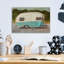 «Retro Camper 1» par Ethan Harper, art mural en verre acrylique, 16 po x 12 po