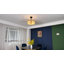 Ameris 18" Rattan Hemp Boho Caged Ceiling Fan with Lights, 3 Speeds Silent AC Motor Ceiling Fan