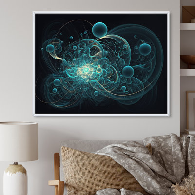 " Turquoise Galactic Superstring Space Harmony "