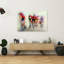 «Speeding Cyclistes Blur», impression abstraite énergique d'art mural contemporain-129708990