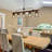 5-Light Dimmable 42" Kitchen Island Pendant Farmhouse Dining Room Linear Chandelier