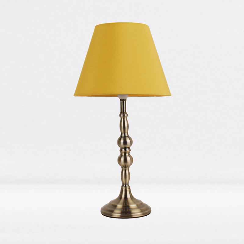 Avondale Metal Lamp, Antique Brass, Ochre