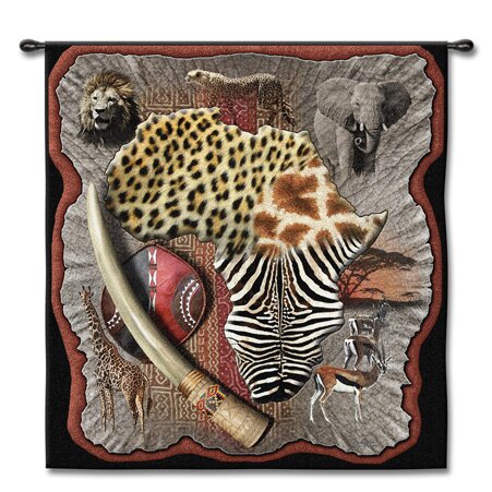 Jungle wall tapestry - Abstract Africa by Acorn Studios Tapestry